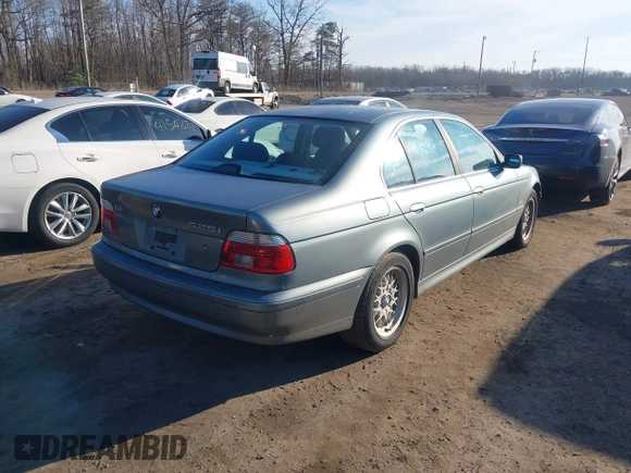 2001 BMW 5 Series 525i with VIN WBADT43401GX23027, listed as a IAAI auction lot 41488393 with 200,960 mi miles and . Bid and sale history available at DreamBid. Image 3.