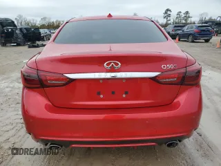 2019 Infiniti Q50 RED SPORT 400 with VIN JN1FV7AP5KM761024, listed as a Copart auction lot 85488304 with 91,709 mi miles and Salvage Title. Bid and sale history available at carsss.com. Image 6.