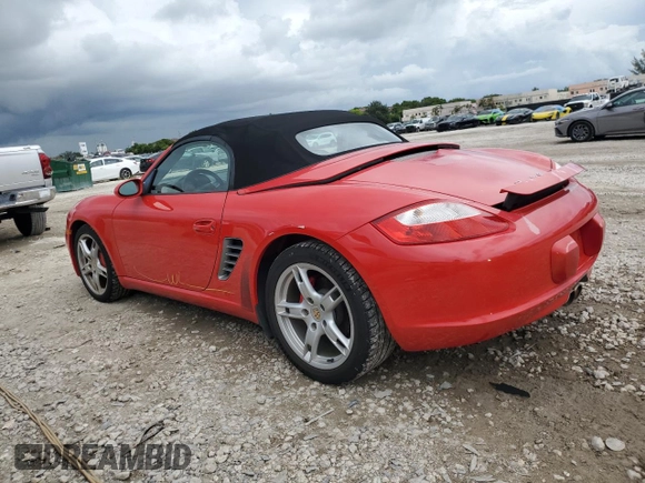 2006 Porsche Boxster S с VIN WP0CB29886U730705, выставлен на аукционе Copart как лот 69435394 с пробегом 50 323 миль миль и На запчасти • Non repairable. История ставок и продаж доступна на DreamBid. Изображение 2.
