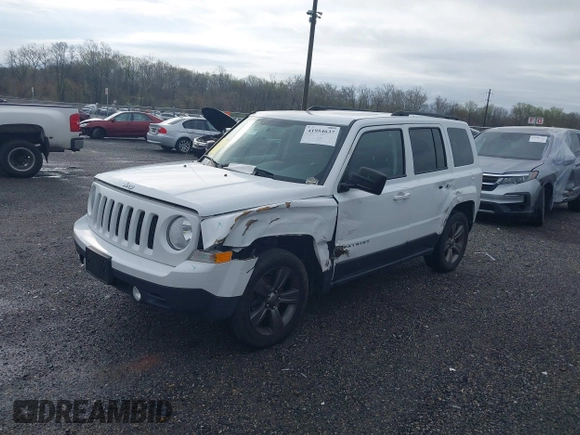 2015 Jeep Patriot High Altitude with VIN 1C4NJRFB4FD348451, listed as a IAAI auction lot 41954637 with 108,173 mi miles and . Bid and sale history available at carsss.com. Image 2.