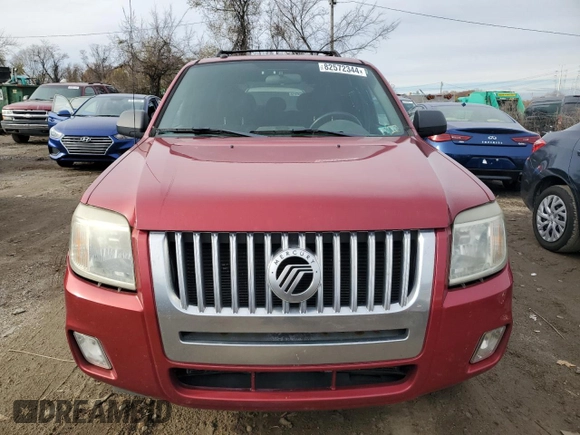 2008 Mercury Mariner with VIN 4M2CU91118KJ47158, listed as a Copart auction lot 82572344 with 185,409 mi miles and Salvage Title. Bid and sale history available at carsss.com. Image 5.