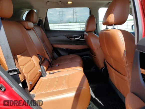 2017 Nissan Rogue SV with VIN 5N1AT2MV0HC762456, listed as a Copart auction lot 57492675 with 81,267 mi miles and Salvage title. Bid and sale history available at DreamBid. Image 11.