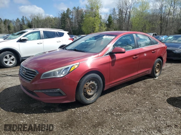 2015 Hyundai Sonata SE z VIN 5NPE24AF9FH216841, wystawiony jako Copart lot #55796585 z przebiegiem 286 795 mil mil oraz Czysty tytuł • Clean title. Historia ofert i sprzedaży dostępna na DreamBid. Obrazek 1.