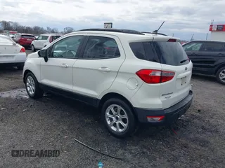 2019 Ford EcoSport SE with VIN MAJ3S2GE5KC303920, listed as a IAAI auction lot 41662368 with 91,207 mi miles and . Bid and sale history available at DreamBid. Image 3.
