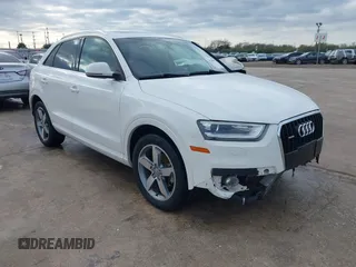 2015 Audi Q3 2.0T Premium Plus with VIN WA1EFCFS4FR007756, listed as a IAAI auction lot 41286292 with 83,636 mi miles. Bid and sale history available at carsss.com. Image 1.