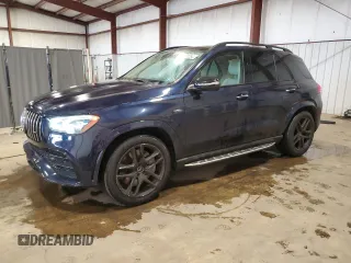 2021 Mercedes-Benz GLE 53 AMG z VIN 4JGFB6BB7MA381377, wystawiony jako Copart lot #71980554 z przebiegiem 32 697 mil mil oraz Szkoda całkowita • Salvage title. Historia ofert i sprzedaży dostępna na DreamBid. Obrazek 1.