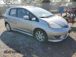 2009 Honda Fit Sport with VIN JHMGE88429S035189, listed as a Copart auction lot 53992725 with 87,030 mi miles and Salvage Title. Bid and sale history available at carsss.com. Image 4.