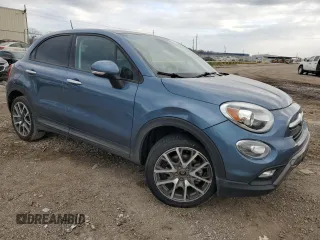 2018 FIAT 500X Urbana Edition with VIN ZFBCFXCB8JP653463, listed as a Copart auction lot 41376325 with 57,418 mi miles and Salvage Title. Bid and sale history available at carsss.com. Image 4.