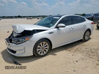2018 Kia Optima EX with VIN 5XXGU4L32JG226489, listed as a Copart auction lot 58278425 with 60,219 mi miles and Salvage title. Bid and sale history available at DreamBid. Image 1.
