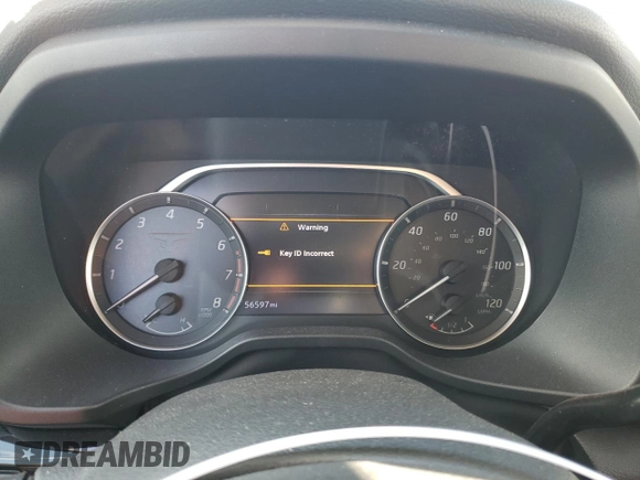 2021 Nissan Titan S with VIN 1N6AA1EC2MN529675, listed as a Copart auction lot 86612844 with 56,597 mi miles and Salvage title. Bid and sale history available at DreamBid. Image 9.
