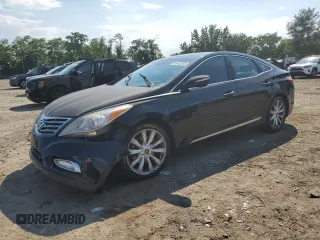 2012 Hyundai Azera with VIN KMHFH4JG5CA177496, listed as a Copart auction lot 63402595 with Not provided miles and Salvage title. Bid and sale history available at DreamBid. Image 1.