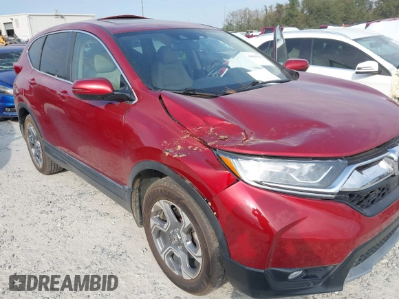 2018 Honda CR-V EX-L with VIN 2HKRW2H81JH699400, listed as a IAAI auction lot 40601913 with 139,417 mi miles. Bid and sale history available at carsss.com. Image 6.