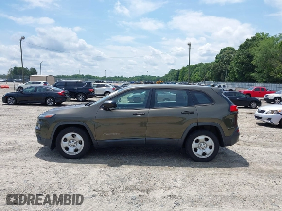 2015 Jeep Cherokee Sport with VIN 1C4PJLAB0FW660722, listed as a IAAI auction lot 42480650 with 272,396 mi miles and . Bid and sale history available at DreamBid. Image 14.