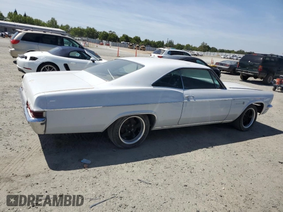 1966 Chevrolet Impala z VIN 164376C140839, wystawiony jako Copart lot #55460165 z przebiegiem 9 061 mil mil oraz Szkoda całkowita • Salvage title. Historia ofert i sprzedaży dostępna na DreamBid. Obrazek 3.