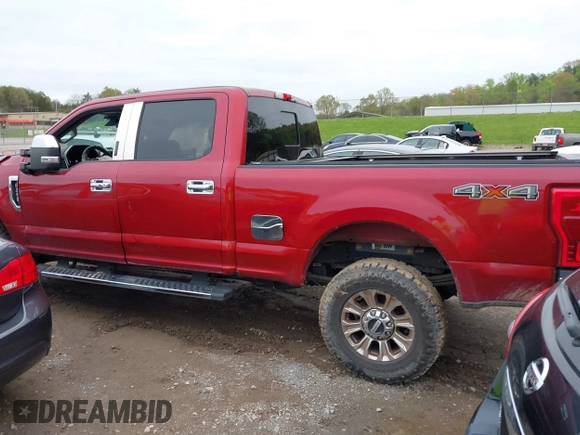 2017 Ford Super Duty F-250 SRW Lariat with VIN 1FT7W2B60HEE43855, listed as a IAAI auction lot 41972557 with 66,835 mi miles. Bid and sale history available at carsss.com. Image 14.