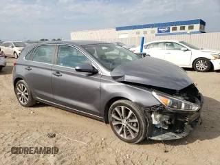 2019 Hyundai Elantra GT with VIN KMHH35LE1KU118547, listed as a Copart auction lot 71058944 with 0 mi miles and Salvage Title. Bid and sale history available at carsss.com. Image 4.