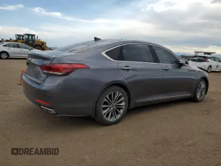 2015 Hyundai Genesis 3.8L with VIN KMHGN4JE6FU077972, listed as a Copart auction lot 60569254 with 0 mi miles and Clean Title. Bid and sale history available at carsss.com. Image 3.