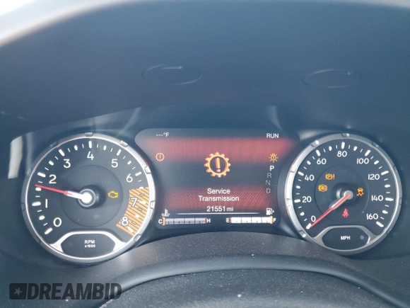 2022 Jeep Renegade Latitude with VIN ZACNJDB18NPN77583, listed as a Copart auction lot 56222315 with 21,551 mi miles and Salvage title. Bid and sale history available at DreamBid. Image 9.