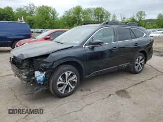 2022 Subaru Outback Limited with VIN 4S4BTANC1N3242242, listed as a Copart auction lot 57628975 with 48,926 mi miles and Salvage title. Bid and sale history available at DreamBid. Image 1.