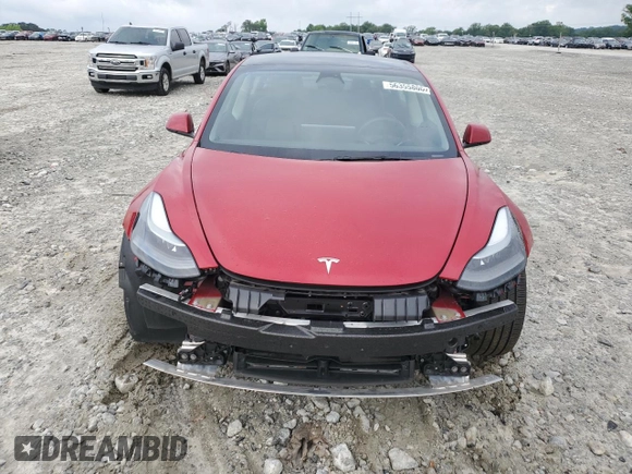 2023 Tesla Model 3 с VIN 5YJ3E1EA3PF406937, выставлен на аукционе Copart как лот 56355805 с пробегом 24 661 миль миль и Списание • Salvage title. История ставок и продаж доступна на DreamBid. Изображение 5.