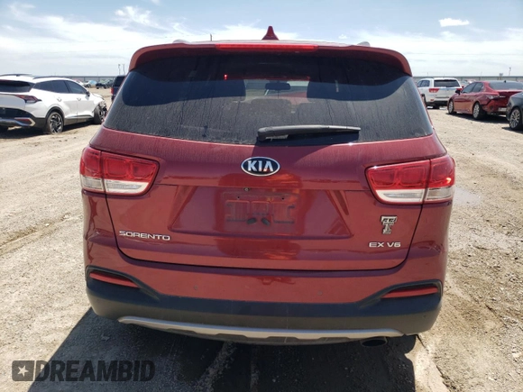 2017 Kia Sorento EX with VIN 5XYPH4A59HG229128, listed as a Copart auction lot 55182295 with 129,190 mi miles and Salvage title. Bid and sale history available at DreamBid. Image 6.
