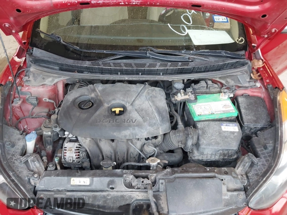 2013 Hyundai Elantra Limited with VIN KMHDH4AE2DU604574, listed as a IAAI auction lot 41638379 with 164,276 mi miles and . Bid and sale history available at DreamBid. Image 10.