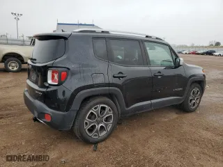 2016 Jeep Renegade Limited with VIN ZACCJADT7GPD14351, listed as a Copart auction lot 51621915 with 53,748 mi miles and Salvage Title. Bid and sale history available at carsss.com. Image 3.