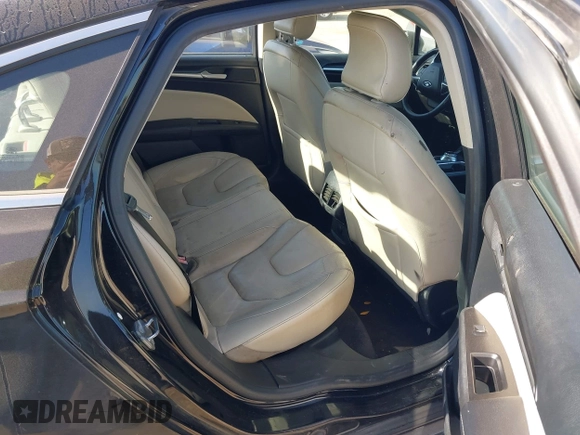 2017 Ford Fusion Titanium with VIN 3FA6P0K9XHR118057, listed as a IAAI auction lot 41982261 with 151,704 mi miles. Bid and sale history available at carsss.com. Image 8.