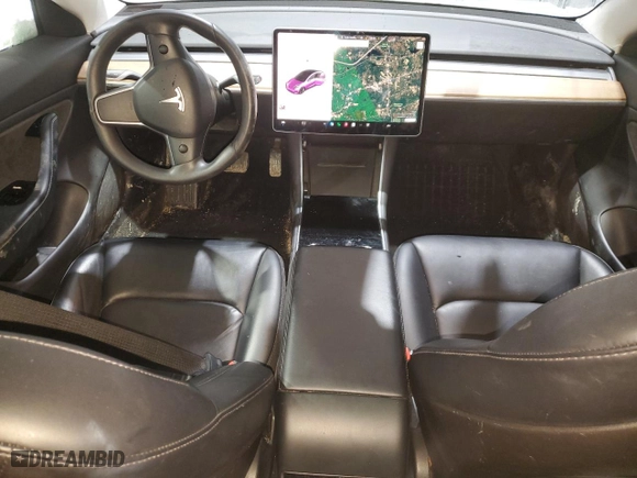 2019 Tesla Model 3 Mid Range with VIN 5YJ3E1EA5KF484449, listed as a Copart auction lot 45205375 with 80,680 mi miles and Salvage Title. Bid and sale history available at carsss.com. Image 8.