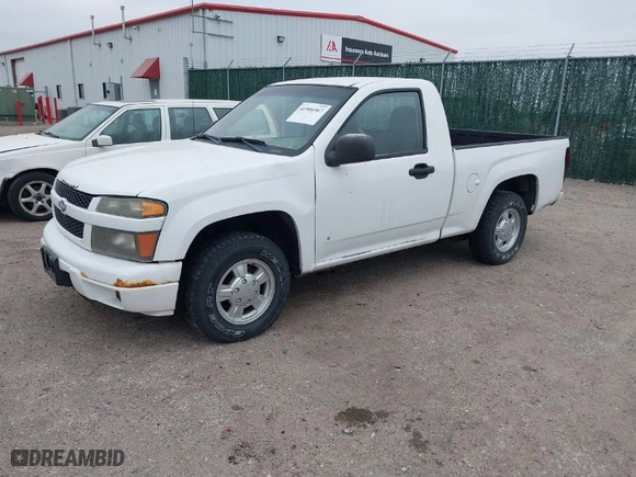 2007 Chevrolet Colorado Work Truck with VIN 1GCCS149678215562, listed as a IAAI auction lot 41906967 with 130,023 mi miles. Bid and sale history available at carsss.com. Image 2.