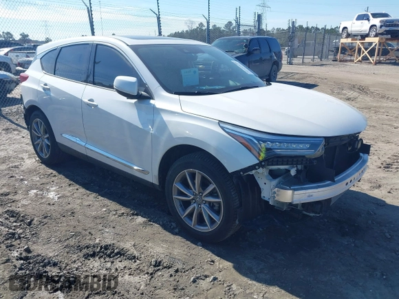 2020 Acura RDX Technology with VIN 5J8TC1H52LL006185, listed as a IAAI auction lot 41457828 with 59,998 mi miles and . Bid and sale history available at DreamBid. Image 1.