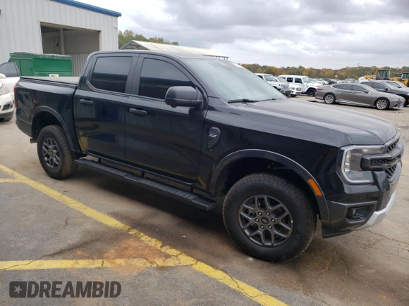 2024 Ford Ranger XLT with VIN 1FTER4GH7RLE17982, listed as a Copart auction lot 75858184 with 2,652 mi miles and Non Repairable. Bid and sale history available at carsss.com. Image 4.