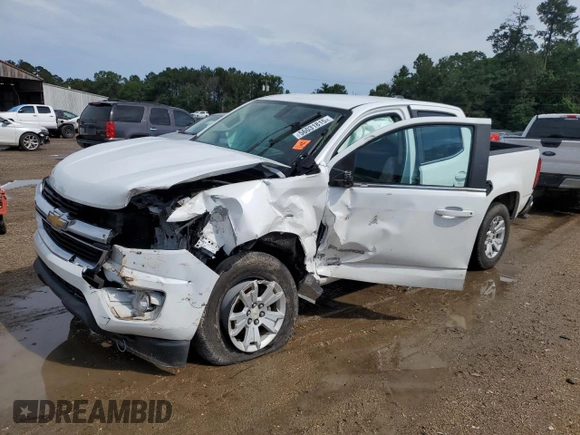 2016 Chevrolet Colorado 2WD LT z VIN 1GCGSCE3XG1316846, wystawiony jako Copart lot #56031815 z przebiegiem Nie podano mil oraz Szkoda całkowita • Salvage title. Historia ofert i sprzedaży dostępna na DreamBid. Obrazek 1.