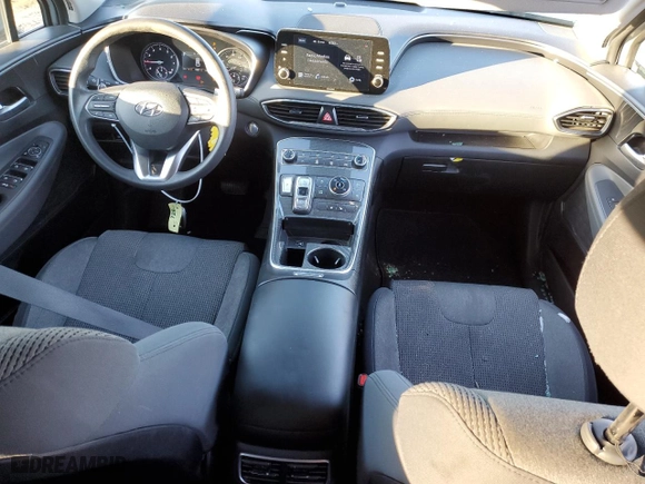 2021 Hyundai Santa Fe SEL with VIN 5NMS2DAJ9MH313619, listed as a Copart auction lot 87910095 with 108,680 mi miles and Salvage Title. Bid and sale history available at carsss.com. Image 8.