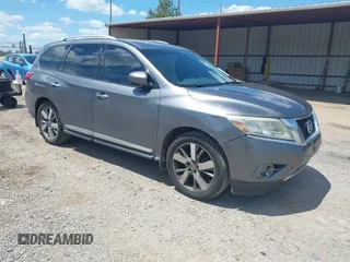 2015 Nissan Pathfinder SV z VIN 5N1AR2MN6FC603694, wystawiony jako IAAI lot #42176410 z przebiegiem 191 245 mil mil oraz . Historia ofert i sprzedaży dostępna na DreamBid. Obrazek 1.