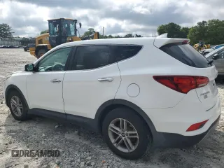 2017 Hyundai Santa Fe 2.4L z VIN 5XYZT3LB8HG434749, wystawiony jako Copart lot #60261275 z przebiegiem 128 099 mil mil oraz Czysty tytuł • Clean title. Historia ofert i sprzedaży dostępna na DreamBid. Obrazek 2.