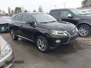 2013 Lexus RX 450h with VIN JTJZB1BA3D2007447, listed as a IAAI auction lot 41690121 with 157,738 mi miles. Bid and sale history available at carsss.com. Image 1.