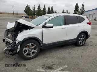 2019 Honda CR-V EX z VIN 5J6RW1H54KA009870, wystawiony jako Copart lot #53524585 z przebiegiem Nie podano mil oraz Szkoda całkowita • Salvage title. Historia ofert i sprzedaży dostępna na DreamBid. Obrazek 1.