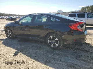 2019 Honda Civic LX with VIN 19XFC2F69KE035624, listed as a Copart auction lot 45459245 with 92,510 mi miles and Salvage Title. Bid and sale history available at DreamBid. Image 2.