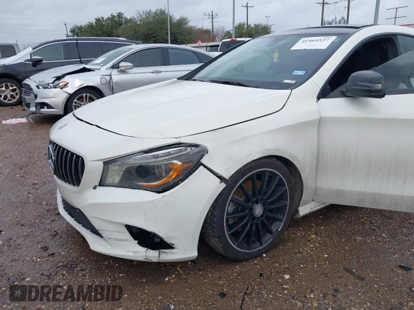 2016 Mercedes-Benz CLA 250 with VIN WDDSJ4EB5GN354154, listed as a IAAI auction lot 41469527 with 106,499 mi miles and . Bid and sale history available at DreamBid. Image 6.