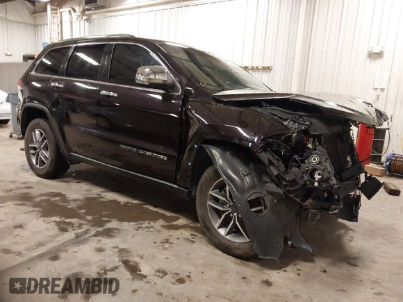 2020 Jeep Grand Cherokee Limited with VIN 1C4RJEBGXLC300739, listed as a IAAI auction lot 41782854 with 47,842 mi miles. Bid and sale history available at carsss.com. Image 1.