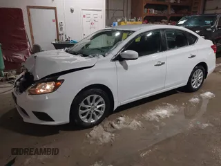 2019 Nissan Sentra S z VIN 3N1AB7APXKY240431, wystawiony jako IAAI lot #41722182 z przebiegiem 81 450 mil mil oraz . Historia ofert i sprzedaży dostępna na DreamBid. Obrazek 2.