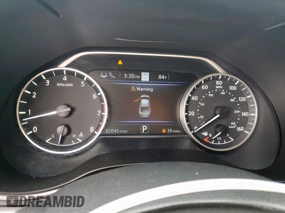2022 Nissan Maxima SV with VIN 1N4AA6CV9NC502609, listed as a Copart auction lot 52036985 with 81,045 mi miles and Clean title. Bid and sale history available at DreamBid. Image 9.
