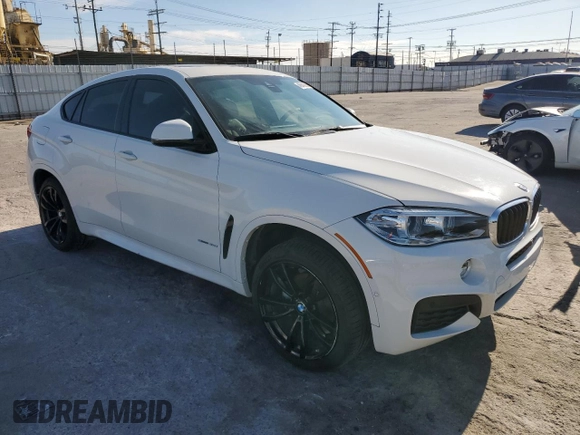 2018 BMW X6 sDrive35i with VIN 5UXKU0C54J0G81433, listed as a Copart auction lot 46646985 with 84,981 mi miles and Salvage Title. Bid and sale history available at carsss.com. Image 4.