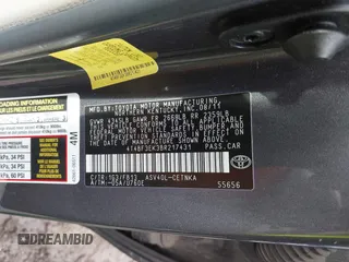 2011 Toyota Camry LE with VIN 4T4BF3EK3BR217431, listed as a IAAI auction lot 41676801 with 143,523 mi miles. Bid and sale history available at carsss.com. Image 9.