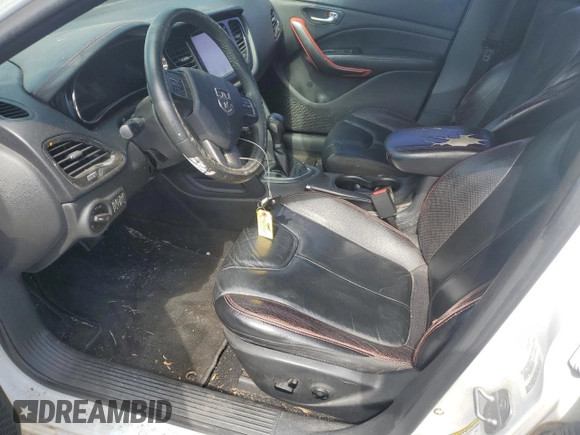 2014 Dodge Dart GT with VIN 1C3CDFEB3ED767702, listed as a Copart auction lot 63408965 with 211,064 mi miles and Clean title. Bid and sale history available at DreamBid. Image 7.