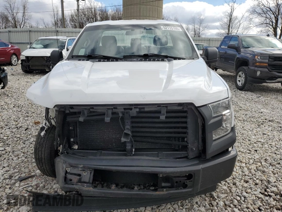 2017 Ford F-150 XL with VIN 1FTMF1C80HKE53252, listed as a Copart auction lot 52115105 with 185,662 mi miles and Clean Title. Bid and sale history available at carsss.com. Image 5.