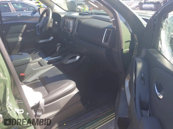 2022 Nissan Frontier SV with VIN 1N6ED1EJ2NN632457, listed as a IAAI auction lot 41694079 with 64,506 mi miles and . Bid and sale history available at DreamBid. Image 5.