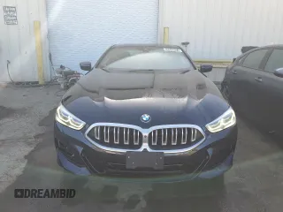 2023 BMW 8 Series 840i with VIN WBAAE2C04PCL62366, listed as a Copart auction lot 55849624 with 21,565 mi miles. Bid and sale history available at carsss.com. Image 5.