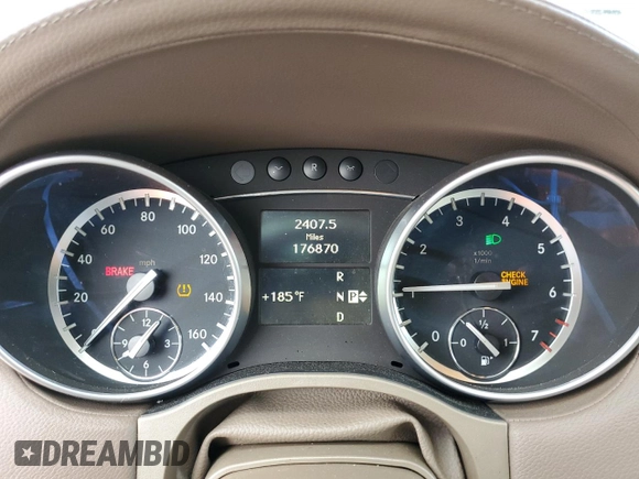 2011 Mercedes-Benz GL-Class GL 450 with VIN 4JGBF7BE6BA678091, listed as a Copart auction lot 69116404 with 176,870 mi miles and Clean Title. Bid and sale history available at carsss.com. Image 9.